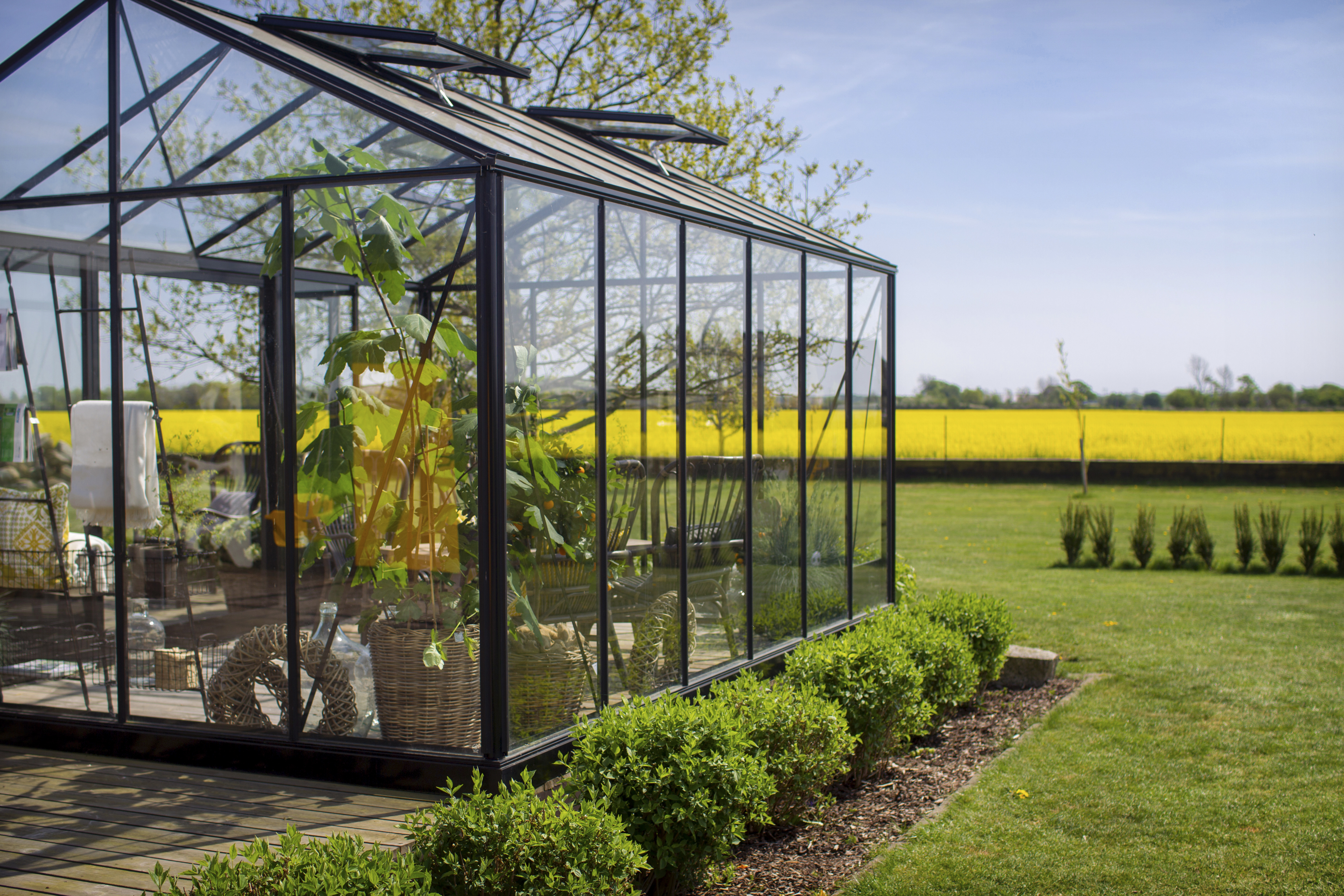 Maxi 4 kasvihuone - tyylikäs kasvihuone isoon tilaan | Willab Garden