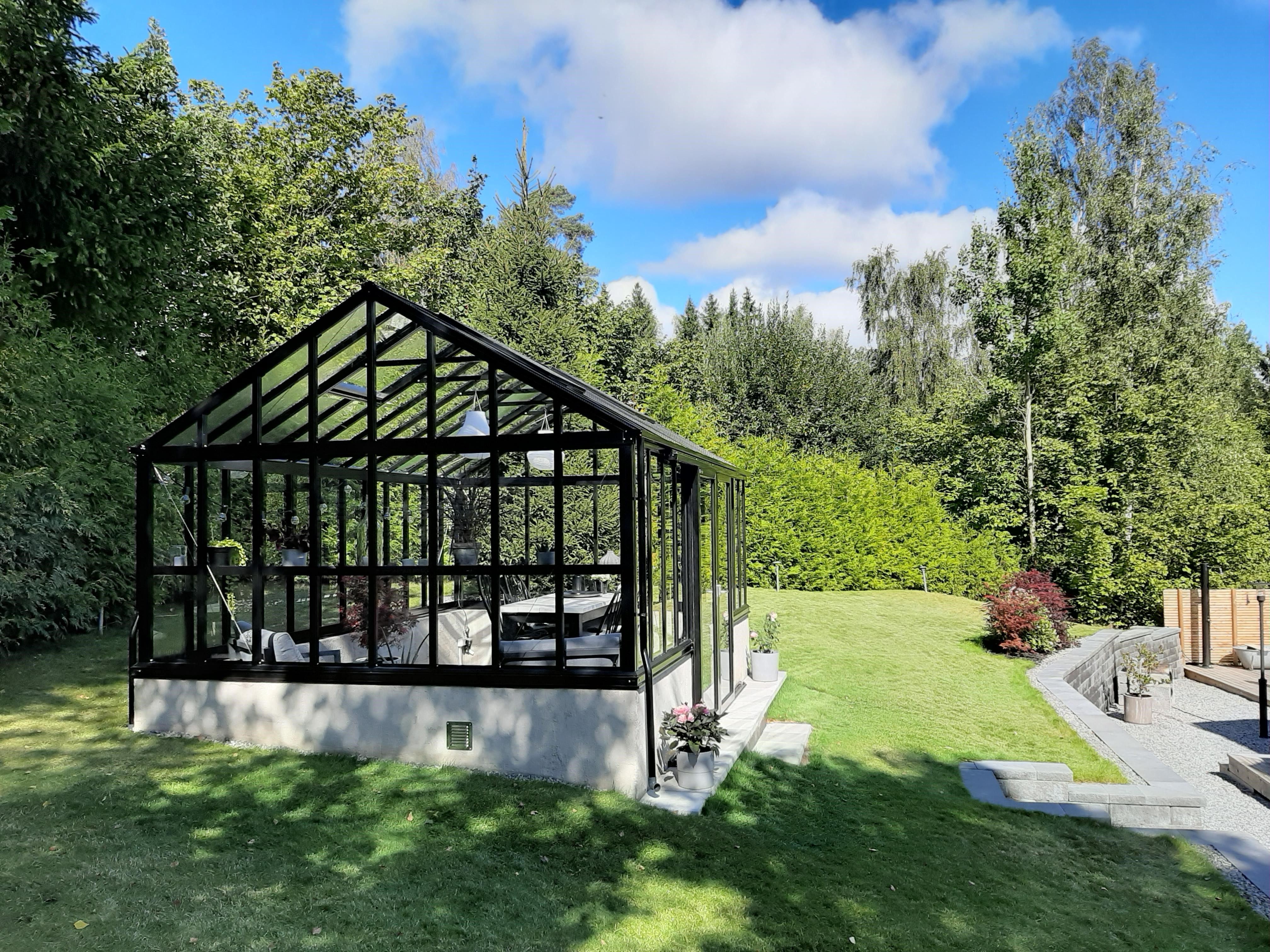 Myrskynkestävä kasvihuone - Green Room Elegant | Willab Garden